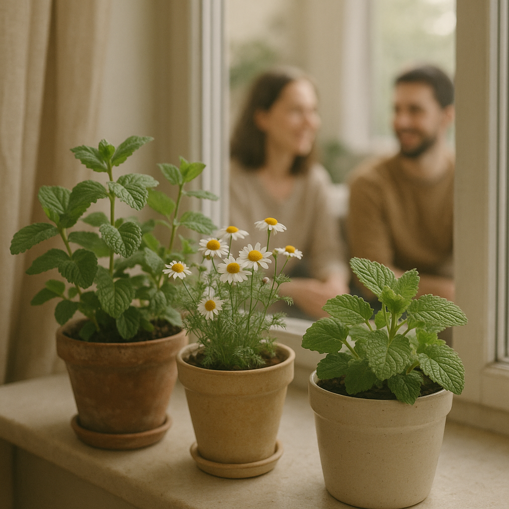 Small space herb garden for stress relief (even if you forget to water)