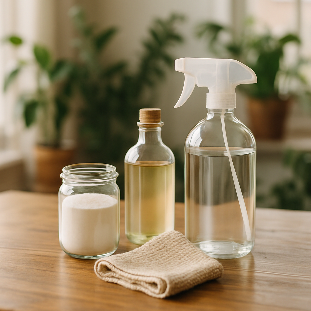Natural cleaning products that support healthier indoor air quality and wellbeing